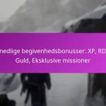 Månedlige begivenhedsbonusser: XP, RDO$, Guld, Eksklusive missioner