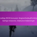 Månedlige RDO$ bonusser: Begivenhedsudfordringer, Særlige missioner, Eksklusive belønninger