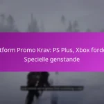 Platform Promo Krav: PS Plus, Xbox fordele, Specielle genstande
