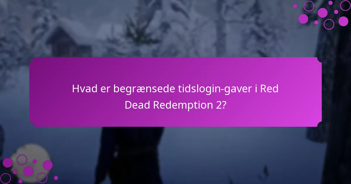 Hvordan kan spillere kræve begrænsede tidslogin-gaver?