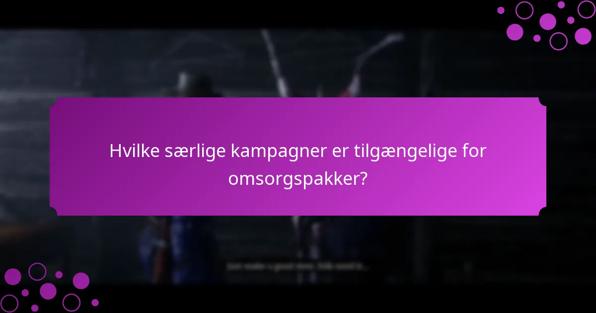 Hvordan vælger man den bedste omsorgspakke?