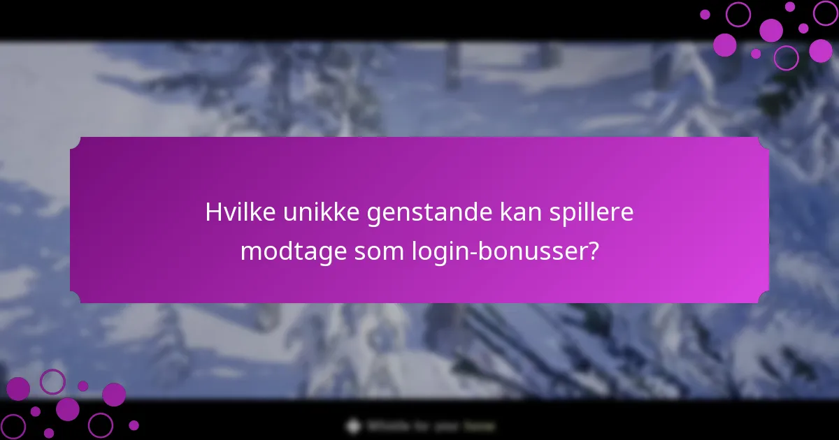Hvordan kan spillere indløse deres login-bonusser?