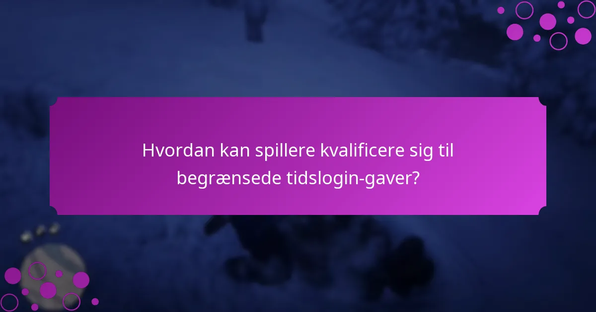 Hvordan kræver man begrænsede tidslogin-gaver i Red Dead Redemption 2?